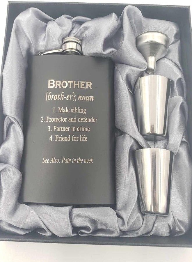 Pretty Inappropriate Funny Birthday Gifts for Brother from Sister, Adult Brother Gifts, Brother of the Bride Gifts, Gift for Brother Birthday, Brother Birthday Gift, Gifts for Older Brother, Rakhi for Brother, Hip Flask - Image 1